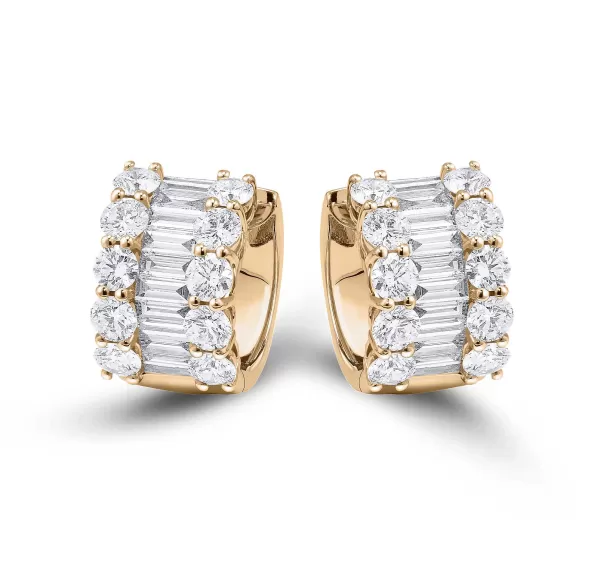 Discount Baguette Love Earrings