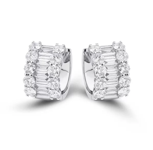 Flash Sale Baguette Love Earrings