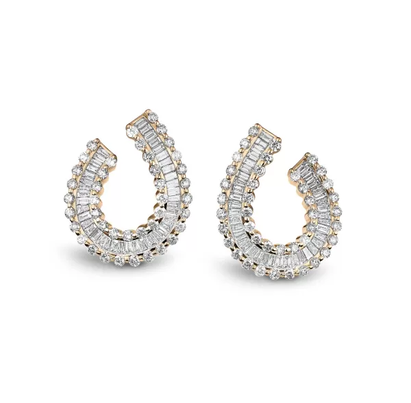 Best Sale Baguette Love Earrings