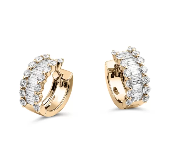 Cheap Baguette Love Earrings