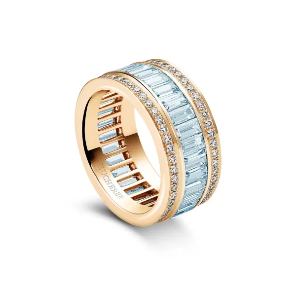 Outlet Baguette Love Rings