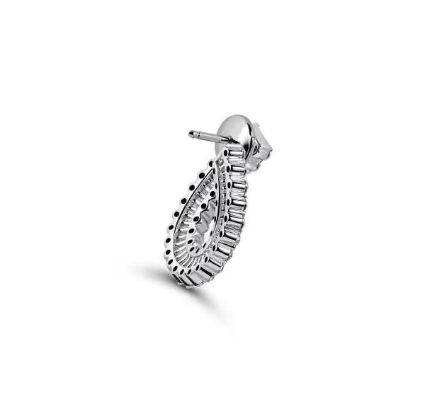 Flash Sale Baguette Love Earrings