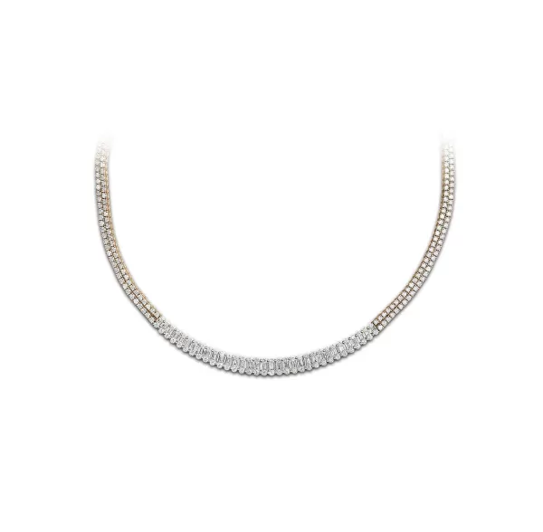 Fashion Baguette Love Necklaces