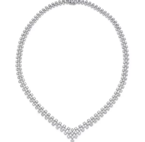 Cheap Collier, White Gold - Soiree Necklaces
