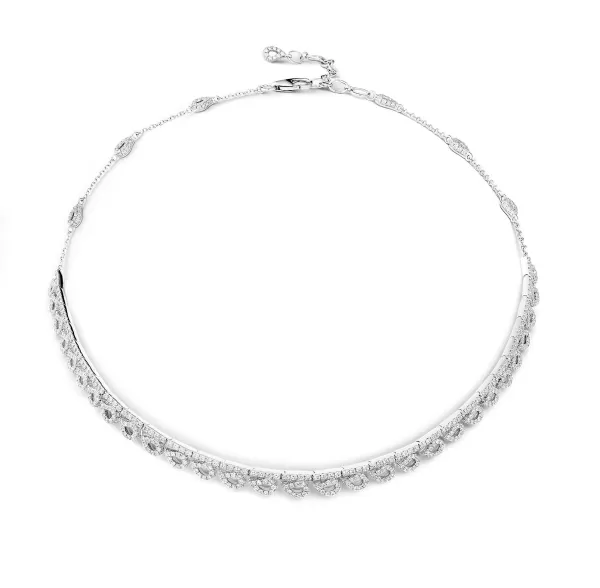 Hot Necklace, White Gold - Lacrima Necklaces