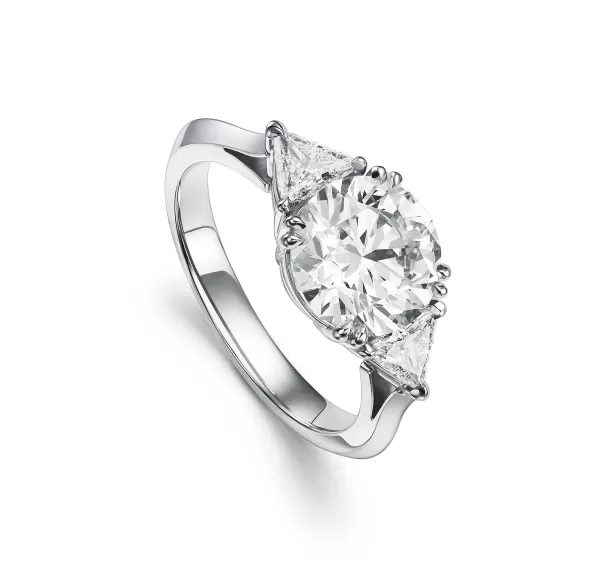 Discount Solitaire 2.5 Ct, Platinum - Masterpieces Rings