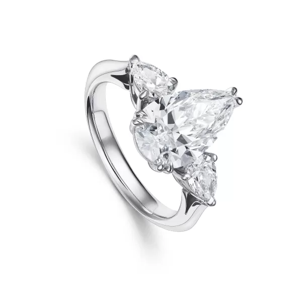 Flash Sale Solitaire 3.06 Ct, Platinum - Masterpieces Rings