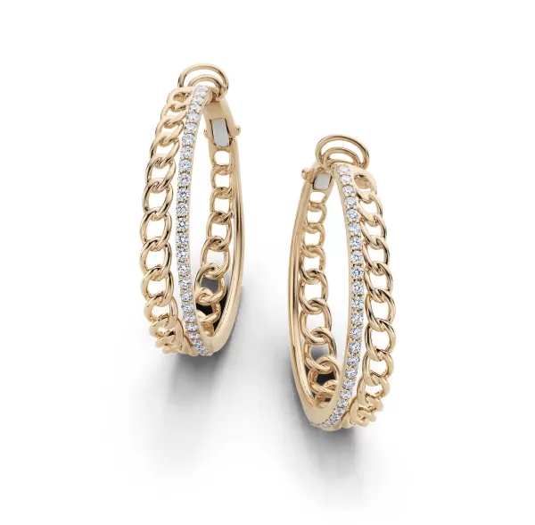 Outlet Sparkling Chains Earrings