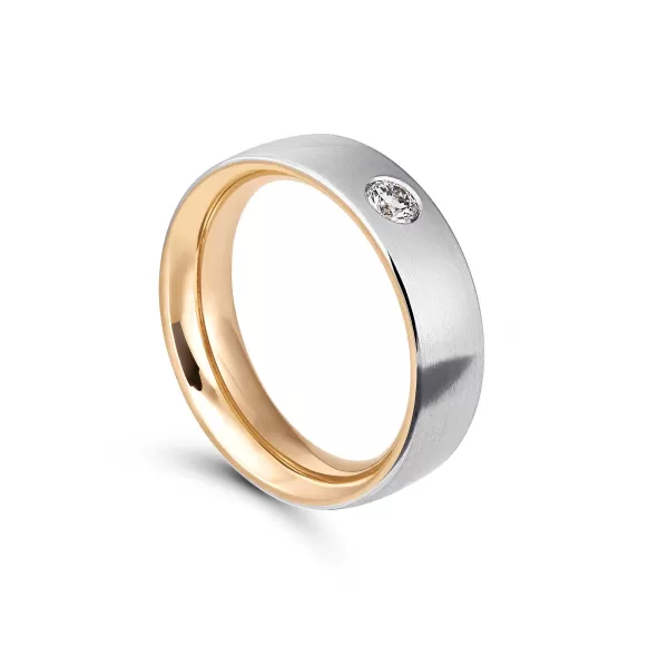 Best Wedding Ring, Bicolour - Classics Rings