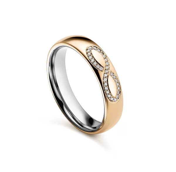 Fashion Wedding Ring, Bicolour - Classics Rings