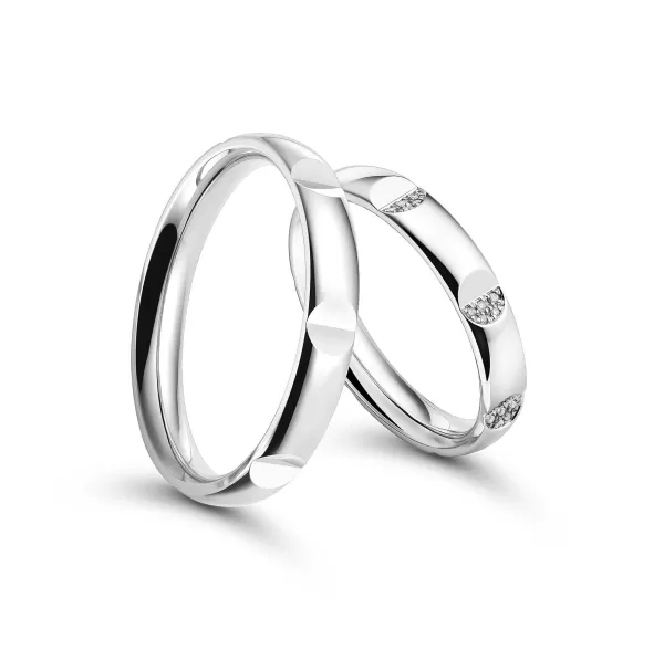 Sale Wedding Ring, White Gold - B Dimension Rings