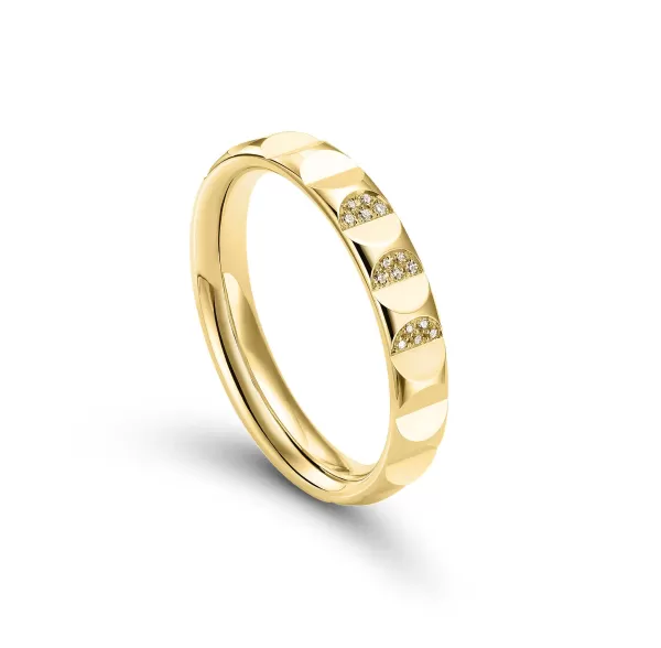 Best Wedding Ring, Yellow Gold - B Dimension Rings