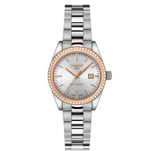 Store T-My Lady Automatic 18K Gold Bezel Ladies