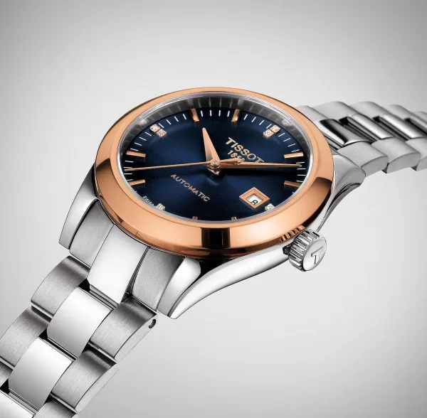 New T-My Lady Automatic 18K Gold Bezel Ladies